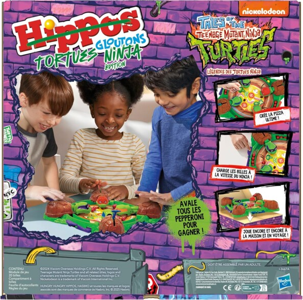 Hippos gloutons édition Tortues Ninja Hasbro dès 4 ans
