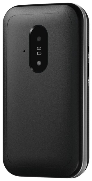 Téléphone portable sénior à clapet Leva E22 4G LTE - Noir/Blanc