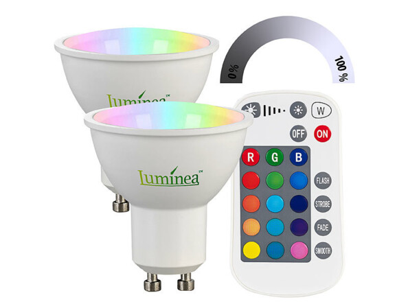 Acheter ampoule LED GU10 RGBWW 5W avec télécommande