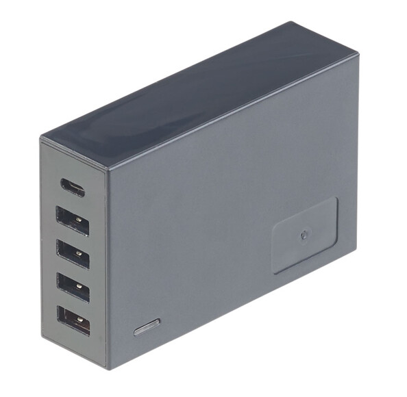Chargeur secteur USB A & C 5 ports / 40 W avec fonction Quick Charge 3.0