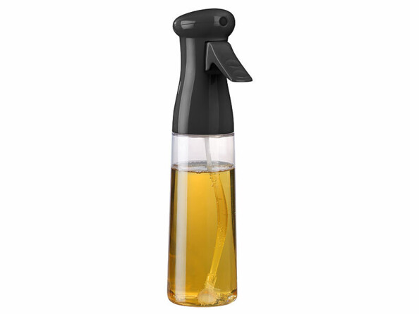 Pulvérisateur d'huile d'olive pour la cuisson - 200 ml de distributeur  d'huile de verre Spray Mister - Huile rechargeable de qualité vinaigre