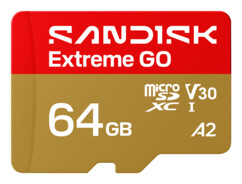Carte microSDXC Extreme GO 64 Go UHS-I U3 V30