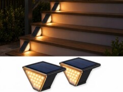 2 lampes LED solaires pour l'extérieur IP44