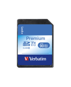 Carte SDHC U1 Premium - 32 Go Verbatim.