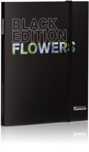 Bloc-notes A5 ''My Personal Compenion'' - ''Black Edition'' Flowers