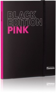 Bloc-notes A5 ''My Personal Compenion'' - ''Black Edition'' Pink