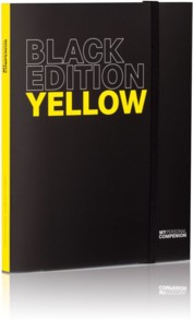 Bloc-notes A5 ''My Personal Compenion'' - ''Black Edition'' Yellow