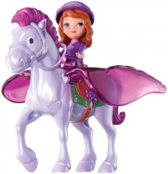 Princesse Sofia et Minimus son cheval