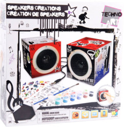 Speakers audio stéréo customisables pour graçon avec peinture et stickers