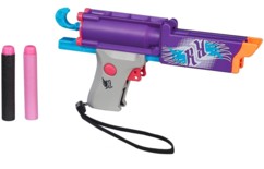 Pistolet de poche pliable Nerf Rebelle Mini Mischief Secrets & Spies de la marque Hasbro avec dragonne et 2 fléchettes en mousse