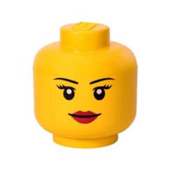 Tête de rangement LEGO fille taille S.