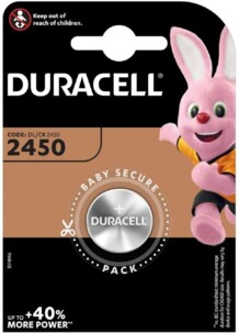 Duracell pile bouton CR2450