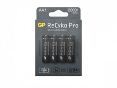 Pack de 4 piles AA Recyko+ Pro GP. livrées pré-chargées