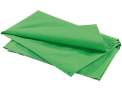 Tissu d'arrière-plan vert en coton 300 X 400 cm Somikon
