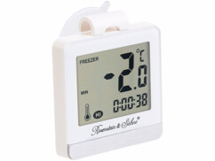 Alarme sonore thermomètre de réfrigérateur, thermomètre de congélation  numérique sans Fil, détecteur de température à Del Sreen Sensor avec  capteur