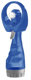 mini ventilateur de poche avec mode vaporisateur brumisateur intégré infactory bleu