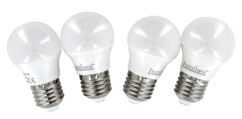 4 ampoules rétro LED E27 3 W - Blanc chaud