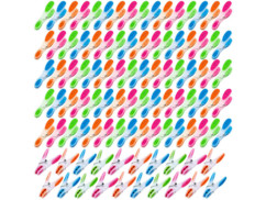 100 pinces à linge "Soft Grip" - 4 couleurs