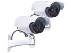 Lunartec Caméra de surveillance factice 6 LED avec capteur PIR 