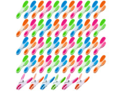 50 pinces à linge "Soft Grip" - 4 couleurs