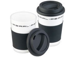 2 gobelets "Coffee To Go" à double-paroi avec couvercle - 350 ml