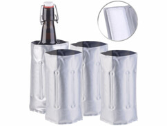 4 sacs isolants pour bouteille - Ø 65 - 80 mm