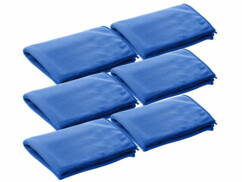 Pack de 6 serviettes multifonctions avec sac de rangement
