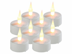 8 bougies chauffe-plat LED à souffler