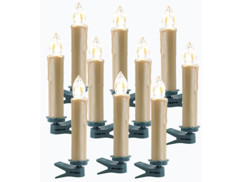 10 bougies à LED sans fil suplémentaires - Doré