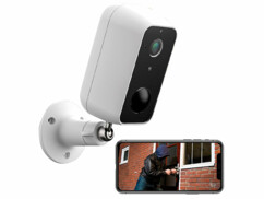 Caméra de surveillance connectée Full HD IPC-670 avec panneau solaire