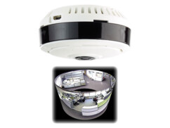 Caméra de surveillance IP panoramique 360° à vision PIR "IPC-510.wide" 7Links