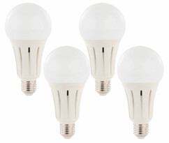 4 ampoules LED E27 High Power 23 W - 2452 lm - Blanc jour Luminea