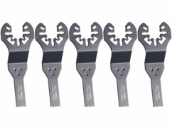 5 Lames de scie plongeante pour outils multifonctions, 10 mm, CRV