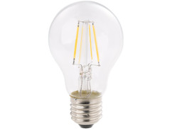 Ampoule LED à filament format goutte E27 4W 470 lm 360° -  blanc chaud