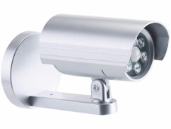 caméra de surveillance factice avec 6 LED