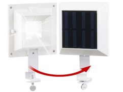 Lampe solaire 6 LED pour clôture et gouttière