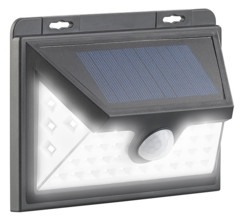 Applique murale solaire WL-735.solar avec matériel de montage et mode d'emploi en français