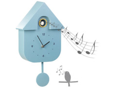 Horloge à quartz format coucou avec chant d'oiseau un mode nuit
