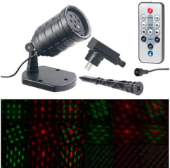 Projecteur laser télécommandé à 6 motifs LP-550