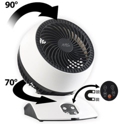 ventilateur 45w orientable avec fonction répartiteur de chaleur et de froid Sichler