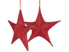 Lot de 2 étoiles de Noël pliables Ø 40 cm