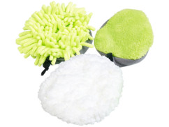 pack de 3 tetes de nettoyage pour brosse 2 en 1 pearl avec chiffons microfibre antistatique