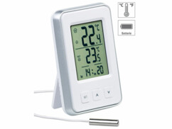 Pearl Thermomètre digital LCD pour intérieur et extérieur 