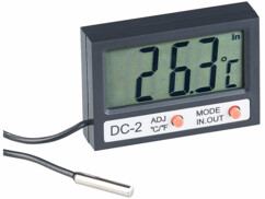 Thermomètre numérique pour aquarium avec capteur de température avec pied et ventouse de fication par Inafctory