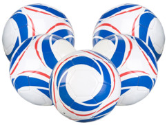5 ballons de football loisir taille 4 - 390 g