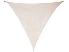 Voile d'ombrage triangulaire - 3 x 3 x 3 m - Taupe