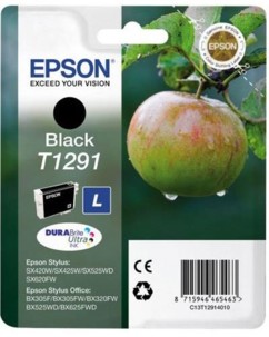 Cartouche originale T129140 Pomme Noir de la marque Epson pour imprimante Epson Stylus