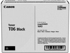 Toner original T06 Noir de la marque Canon dans son emballage