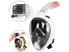 Masque de plongée XL avec caméra étanche jusqu'à 30 m
