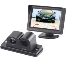 Caméra d'aide au recul à angle de champ 90° - Avec écran LCD Lescars